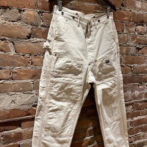 Kapital Canvas Quilted Knee Painter Pants